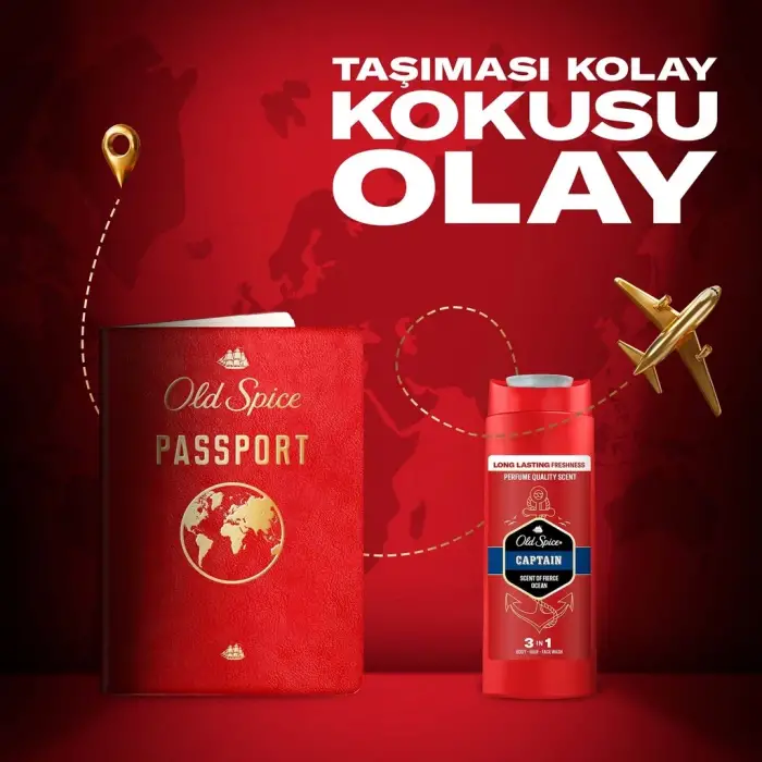 Old Spice Captain 3ü 1 Arada Duş Jeli 90 ml