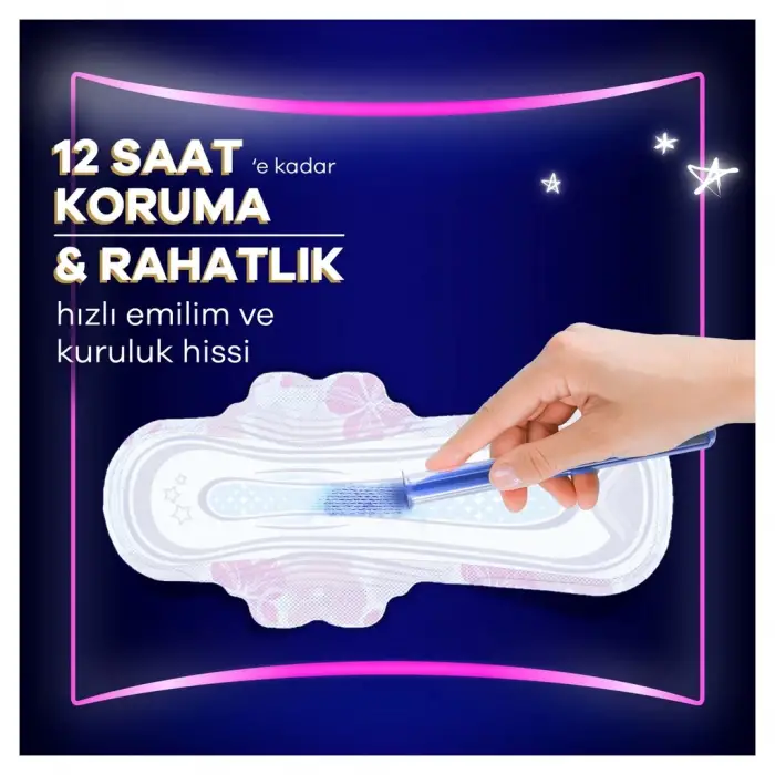 Orkid Platinum Gece Boy 5 Extra Plus Hijyenik Ped 14 Adet