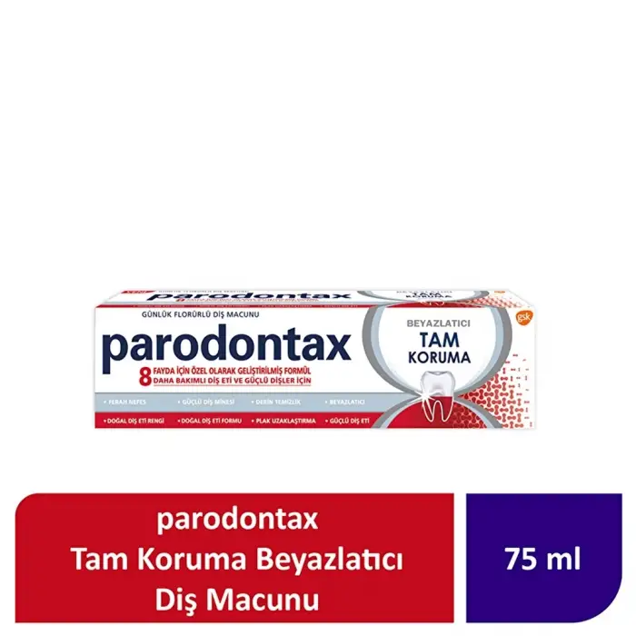 Parodontax Tam Koruma Beyazlatıcı Diş Macunu 75 ml