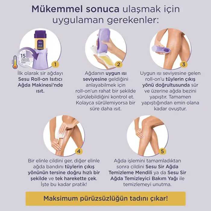 Sesu Roll-On Sir Ağda 100 ml