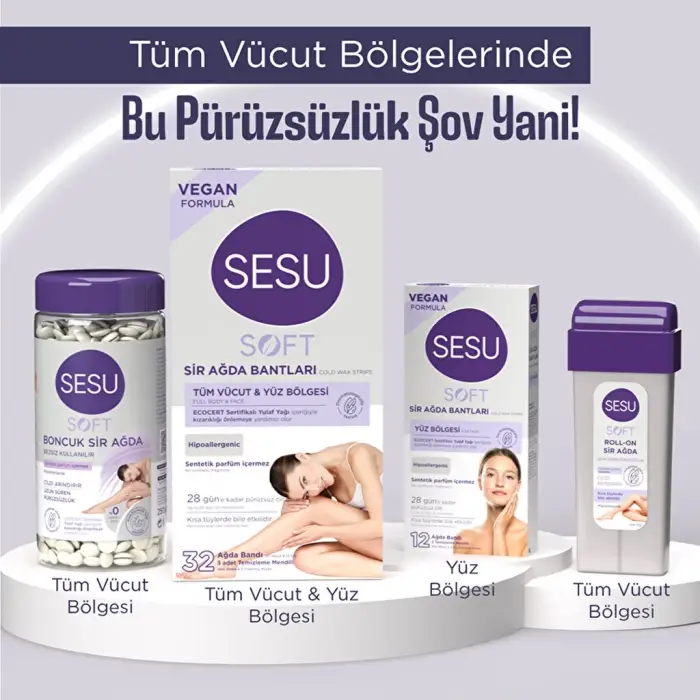 Sesu Soft Ağda Bandı 32li