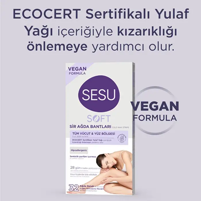 Sesu Soft Ağda Bandı 32li