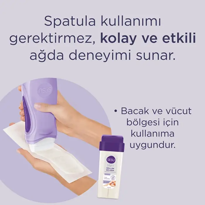 Sesu Soft Roll-On Sir Ağda 100 ml