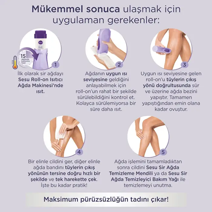 Sesu Soft Roll-On Sir Ağda 100 ml