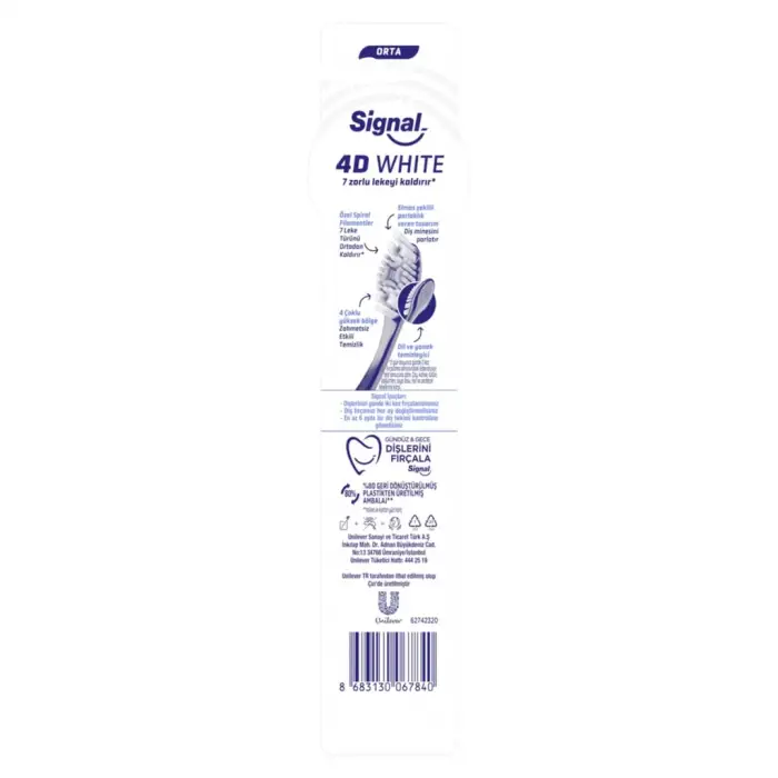 Signal 4D White Expert Diş Fırçası (Orta)