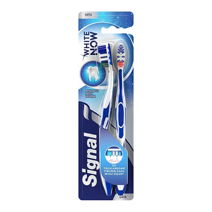 Signal White Now Diş Fırçası 1+1 (Orta)