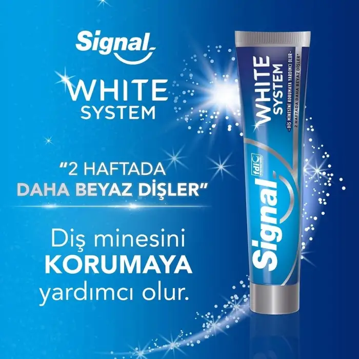 Signal White System Diş Macunu Beyazlatıcı 75 ml