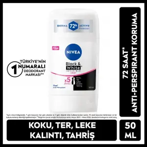 Nivea Kadın Stick Deodorant Black & White Clear 50 ml