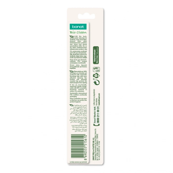Banat Bio Clean Diş Fırçası (Yumuşak)
