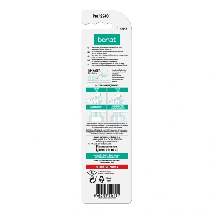 Banat Pro 12540 Diş Fırçası (Yumuşak)