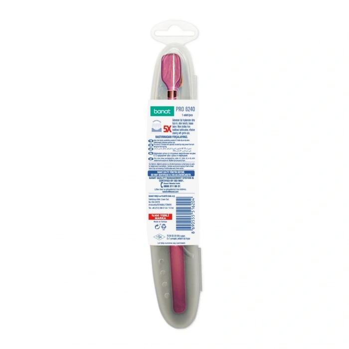 Banat Pro 6240 Kutulu Diş Fırçası (Yumuşak)