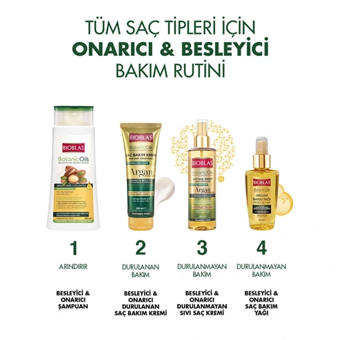 Bioblas Botanic Oils Argan Saç Bakım Yağı 100 ml