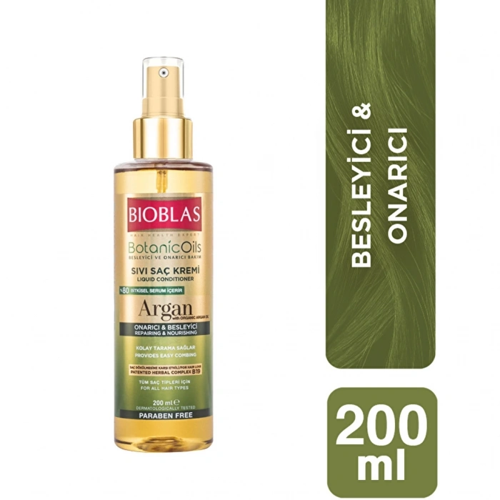 Bioblas Botanic Oils Argan Yağlı Sıvı Saç Kremi 200 ml