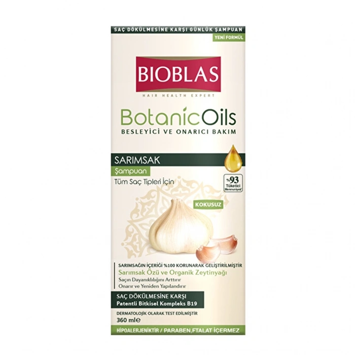 Bioblas Botanic Oils Sarımsak Şampuanı 360 ml
