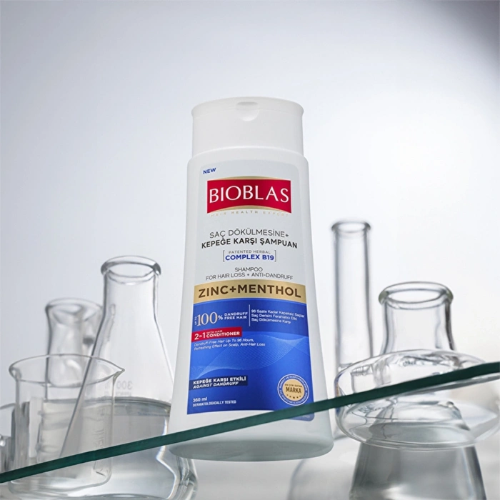Bioblas Çinko Mentol Saç Dökülmesi ve Kepeğe Karşı Şampuan 360 ml