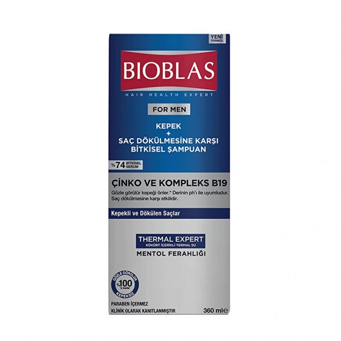 Bioblas Men Kepek Saç Dökülmesine Karşı Şampuan 360 ml