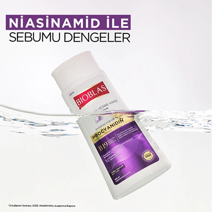 Bioblas Procyanidin Saç Dökülmesine Yağlanmaya Karşı Şampuan 360 ml