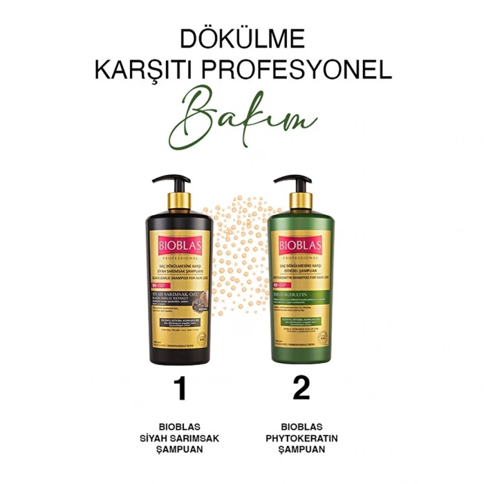 Bioblas Professional Siyah Sarımsak Şampuanı 1000 ml