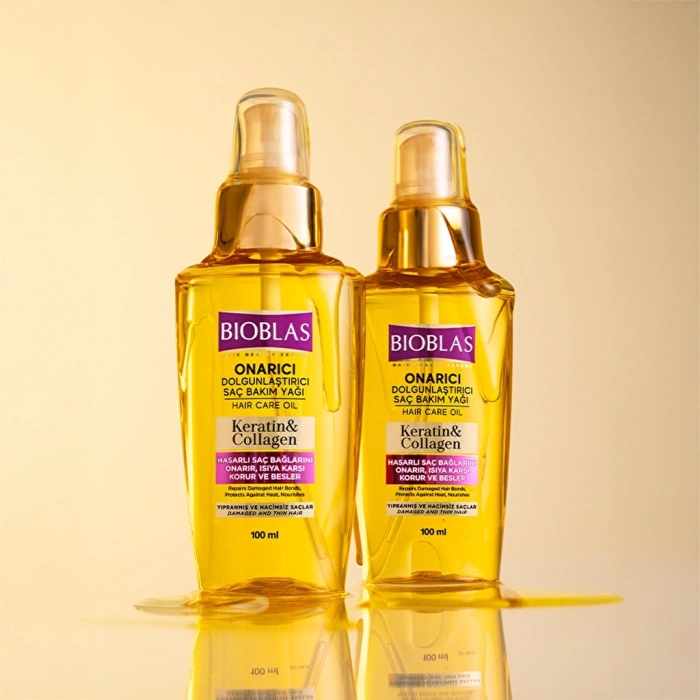Bioblas Saç Bakım Yağı Keratin Kolajen 100 ml