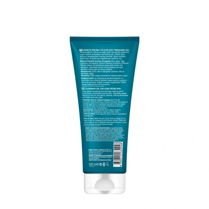 Bioxcin Acnium Yüz Yıkama Jeli 200 ml