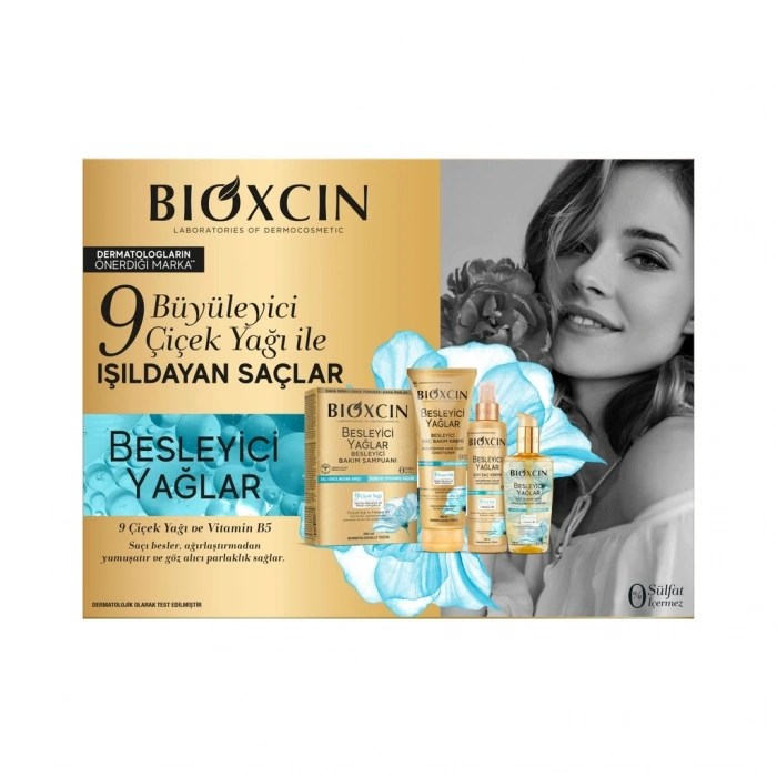 Bioxcin Besleyici Yağlar Bakım Şampuanı 300 ml x 2