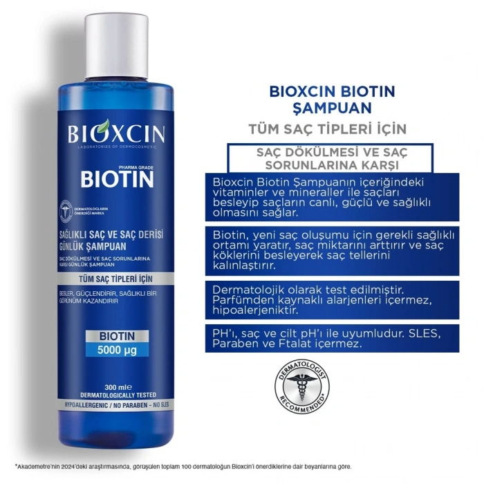 Bioxcin Biotin Şampuan 300 ml