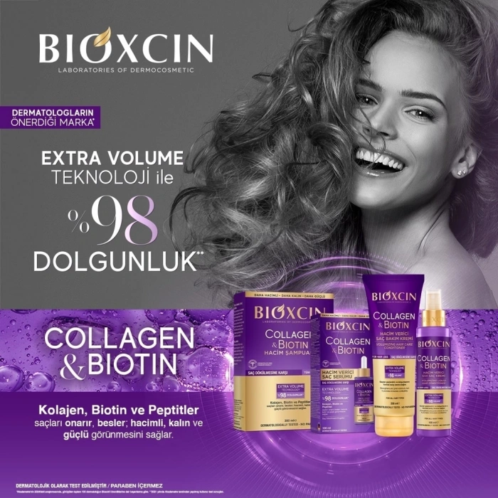 Bioxcin Collagen & Biotin Hacim Şampuanı 300 ml