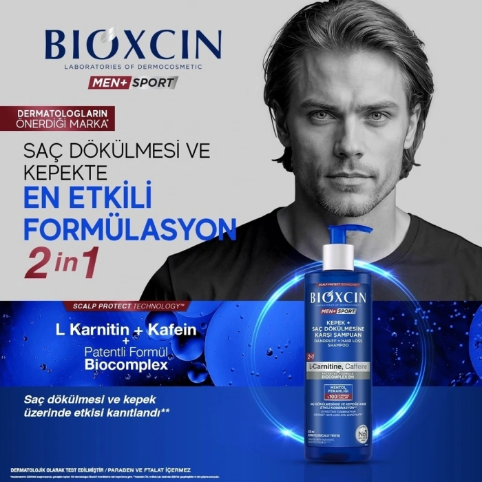 Bioxcin Kepek ve Saç Dökülmesine Karşı Şampuan 500 ml