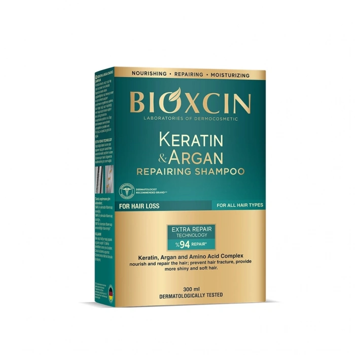 Bioxcin Keratin & Argan Onarıcı Şampuan 300 ml