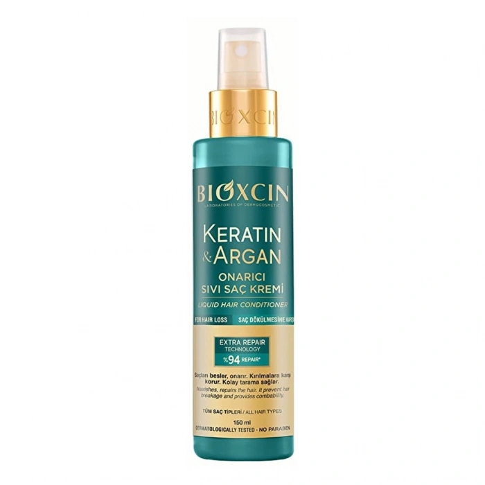 Bioxcin Keratin & Argan Onarıcı Sıvı Saç Kremi 150 ml