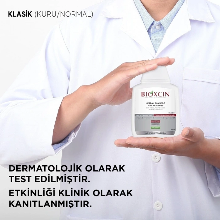 Bioxcin Saç Dökülmesine Karşı Bitkisel Klasik Şampuan Yağlı Saçlar 300 ml