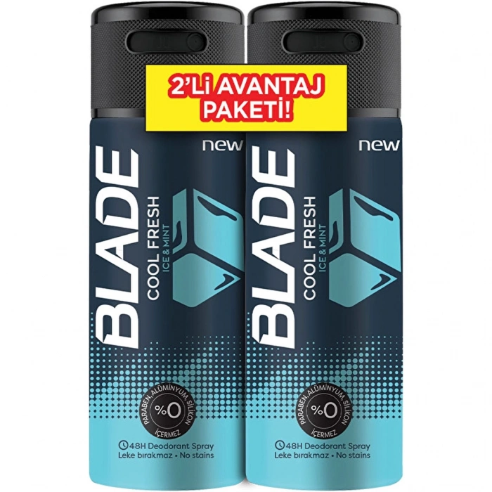 Blade Erkek Deodorant Sprey Cooler 2 x 150 ml