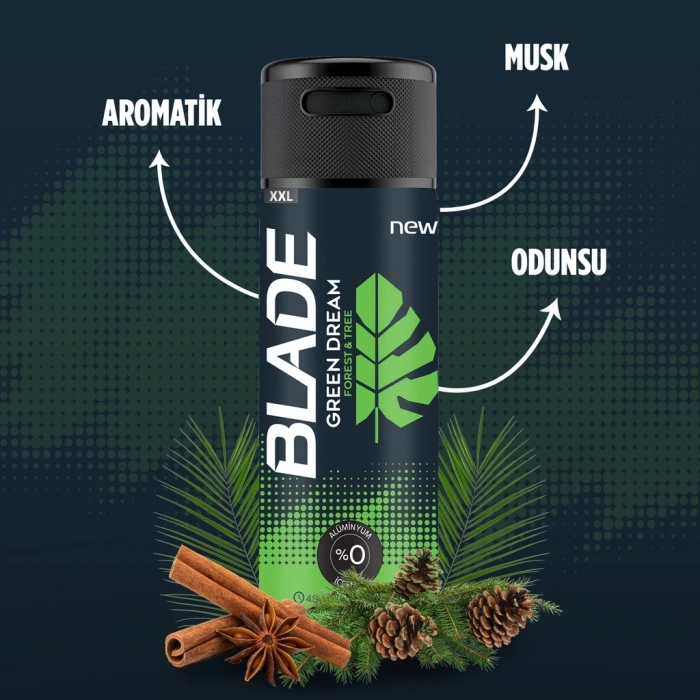 Blade Green Dream Erkek Deodorant Sprey 200 ml