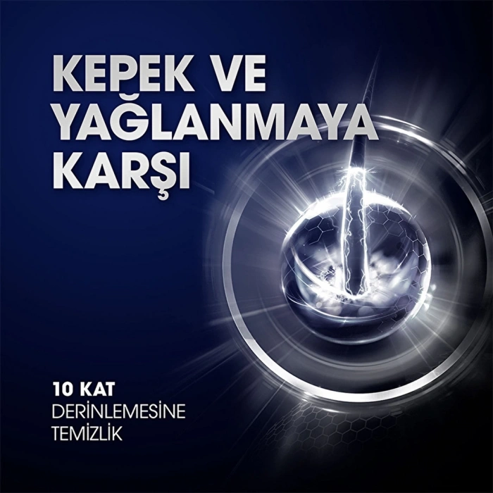 Clear Men Kepeğe Karşı Etkili Şampuan Yoğun Arındırıcı Kömür İle 350 ml