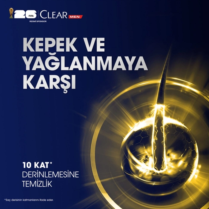 Clear Men Kepeğe Karşı Şampuan Cool Sport Menthol 500 ml
