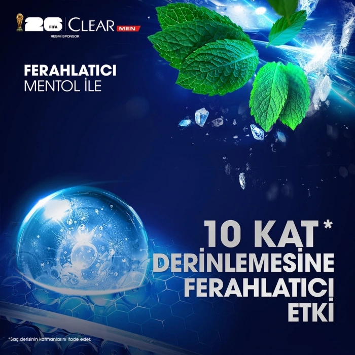 Clear Men Kepeğe Karşı Şampuan Cool Sport Menthol 500 ml