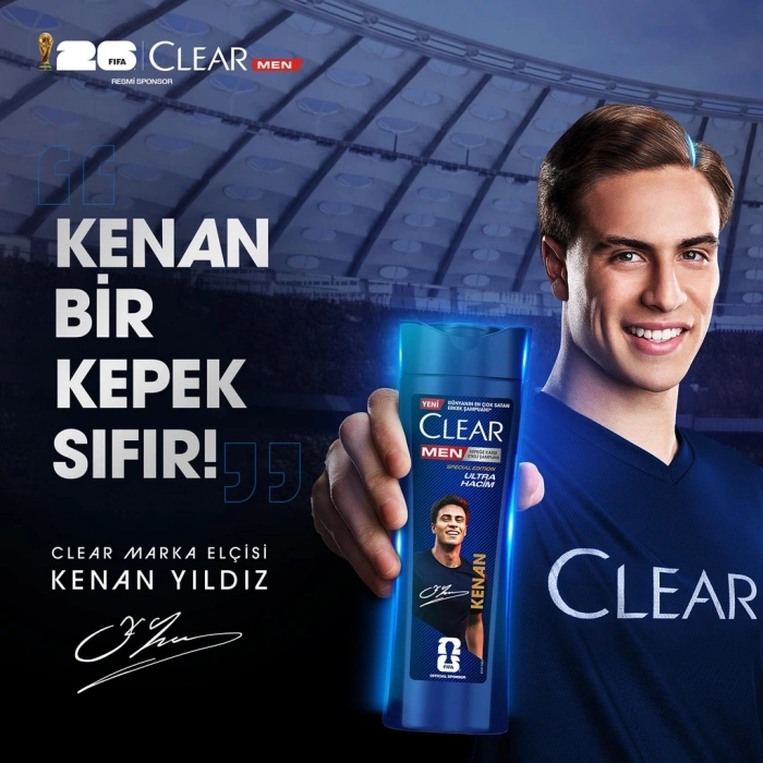 Clear Men Legends Kenan Yıldız Ultra Hacim Şampuan 350 ml