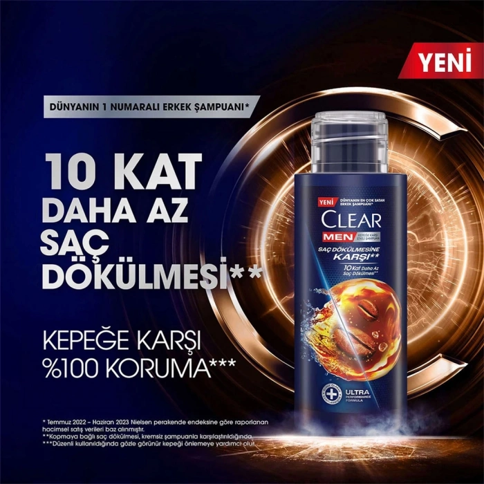 Clear Men Saç Dökülmelerine Karşı Seyahat Boy Şampuan 90 ml