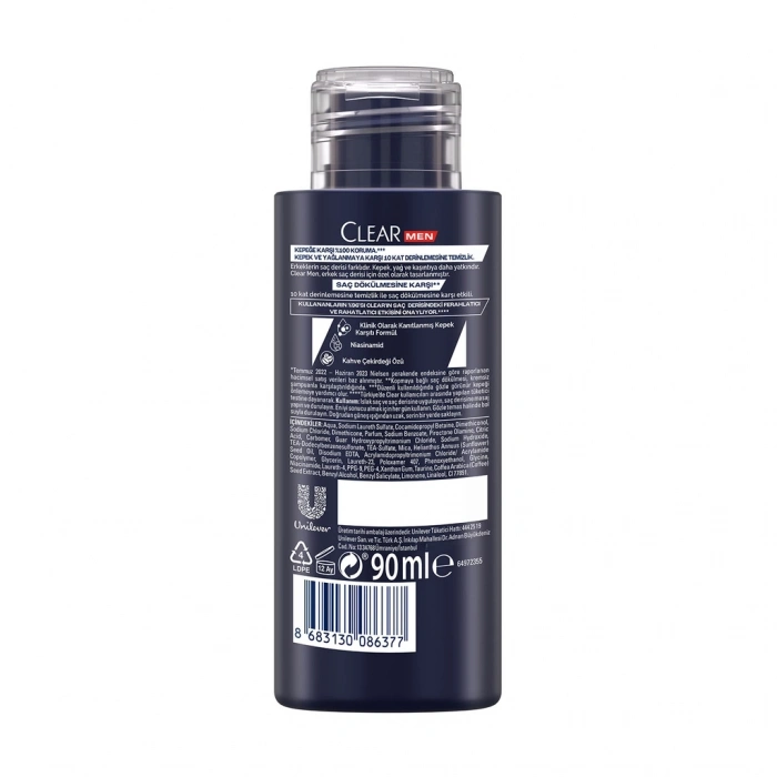 Clear Men Saç Dökülmelerine Karşı Seyahat Boy Şampuan 90 ml