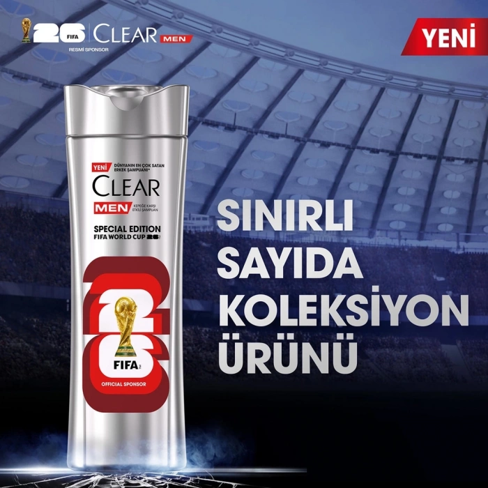 Clear Men Special Edition FIFA World Cup Kepeğe Karşı Etkili Şampuan 330 ml
