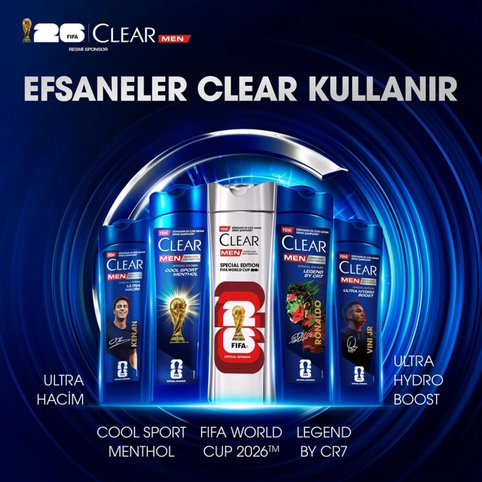 Clear Men Special Edition FIFA World Cup Kepeğe Karşı Etkili Şampuan 330 ml