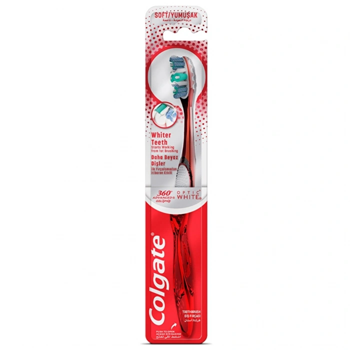 Colgate 360 Advanced Optic White Diş Fırçası (Orta)