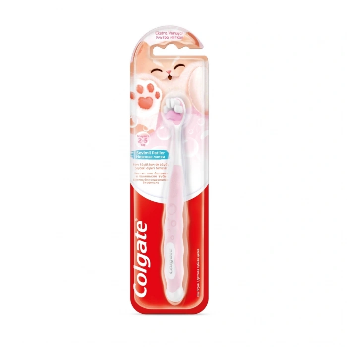 Colgate Fluffy Paws Çocuk Diş Fırçası (Ekstra Yumuşak) (Asortili)