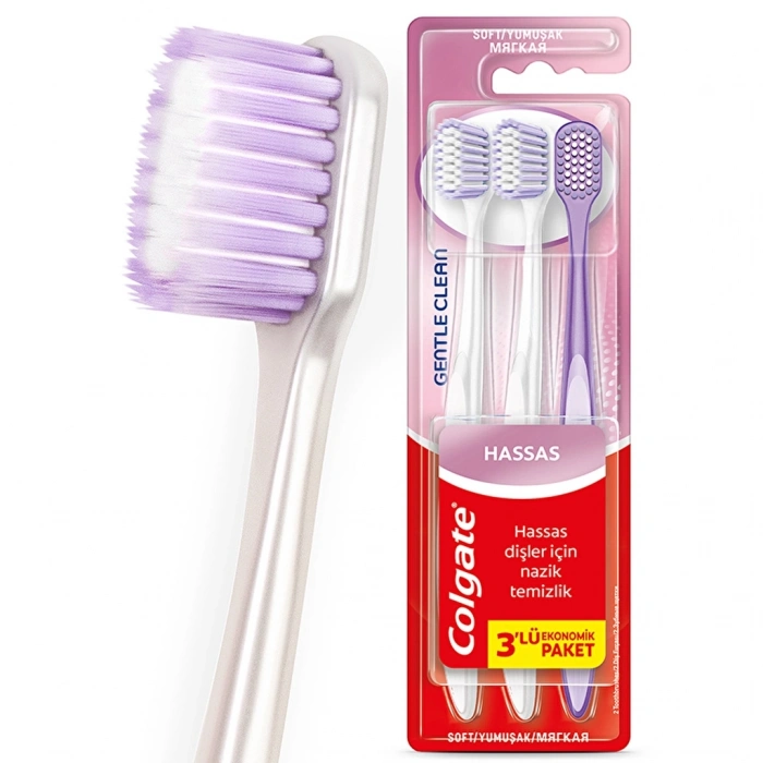 Colgate Gentle Clean 2+1 Diş Fırçası (Hassas - Yumuşak)