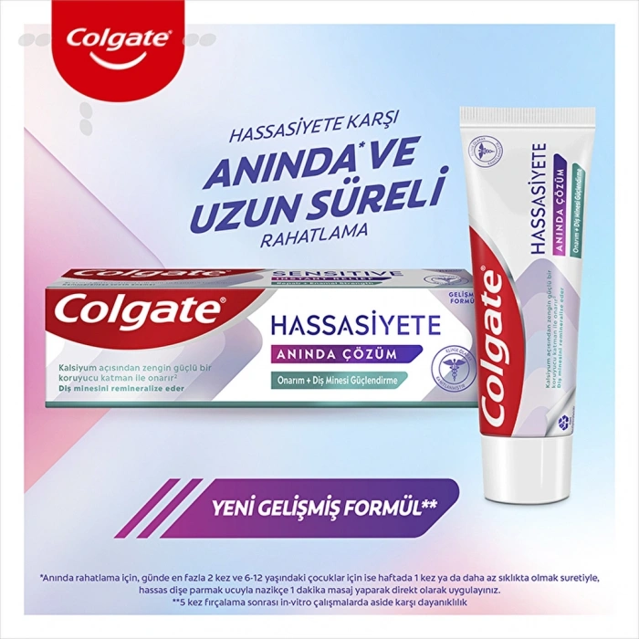 Colgate Hassasiyete Anında Çözüm Diş Macunu 75 ml