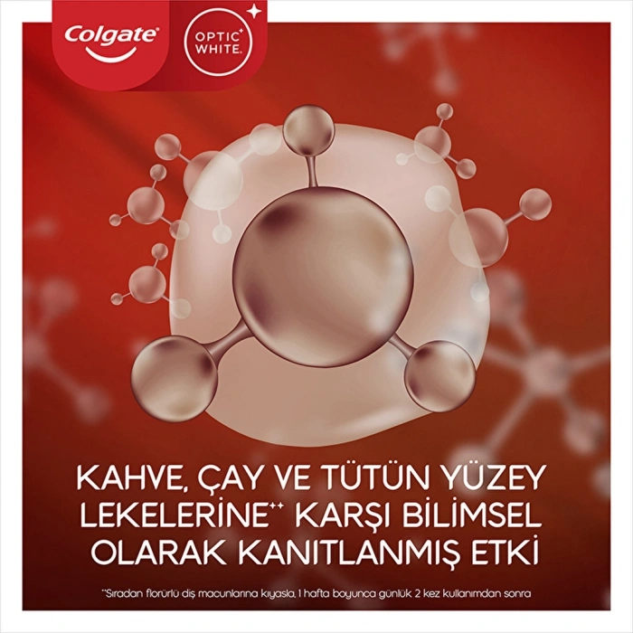 Colgate Optic White Kahve Çay ve Tütün Kullananlar İçin Diş Macunu 75 ml