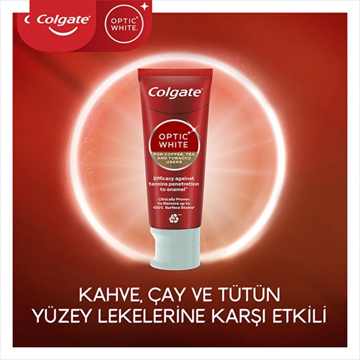 Colgate Optic White Kahve Çay ve Tütün Kullananlar İçin Diş Macunu 75 ml