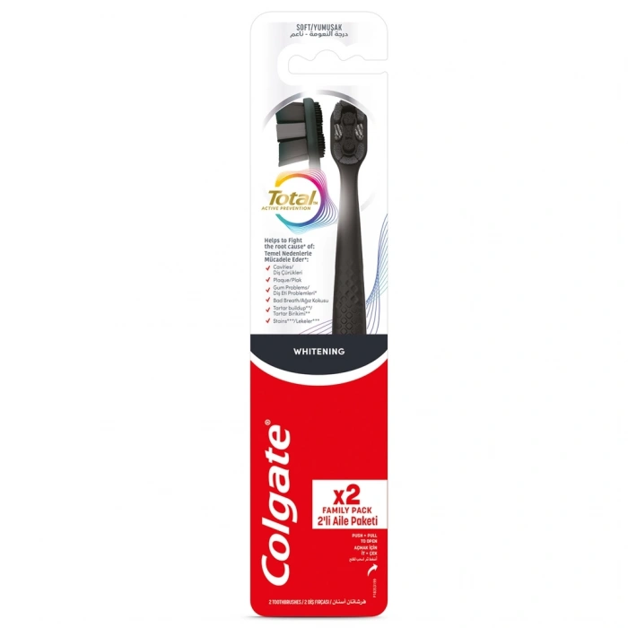 Colgate Total Whitening Diş Fırçası 1+1 (Yumuşak)