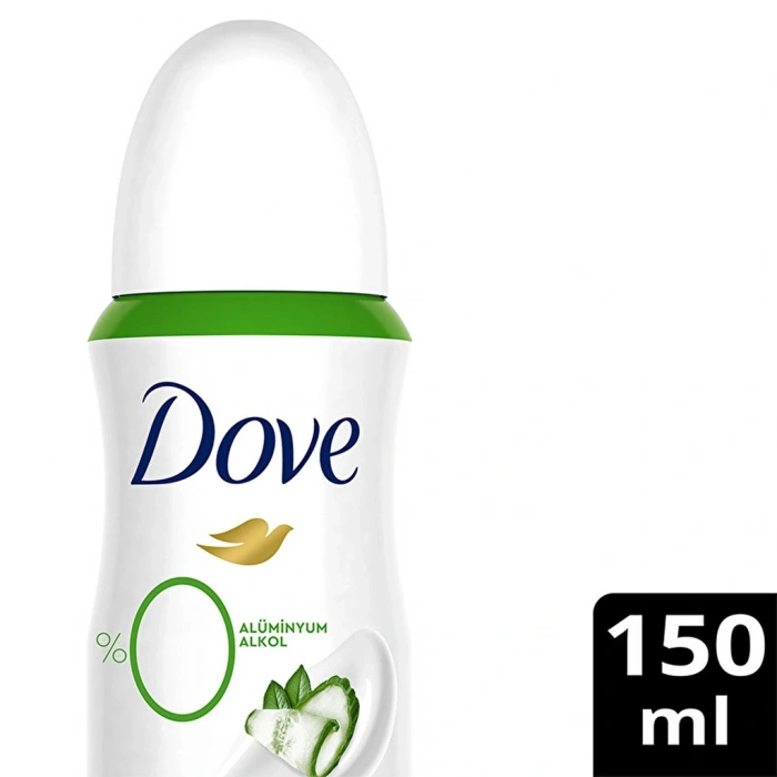 Dove %0 Alüminyum Salatalık & Yeşil Çay Kadın Deodorant Sprey 150 ml