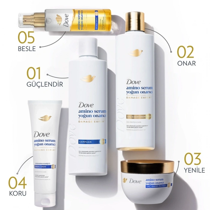 Dove Amino Serum Yoğun Onarıcı Çift Fazlı Saç Serumu 80 ml